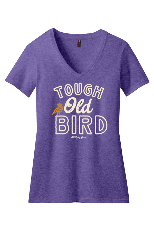 Tough Old Bird Women’s V-Neck Tee