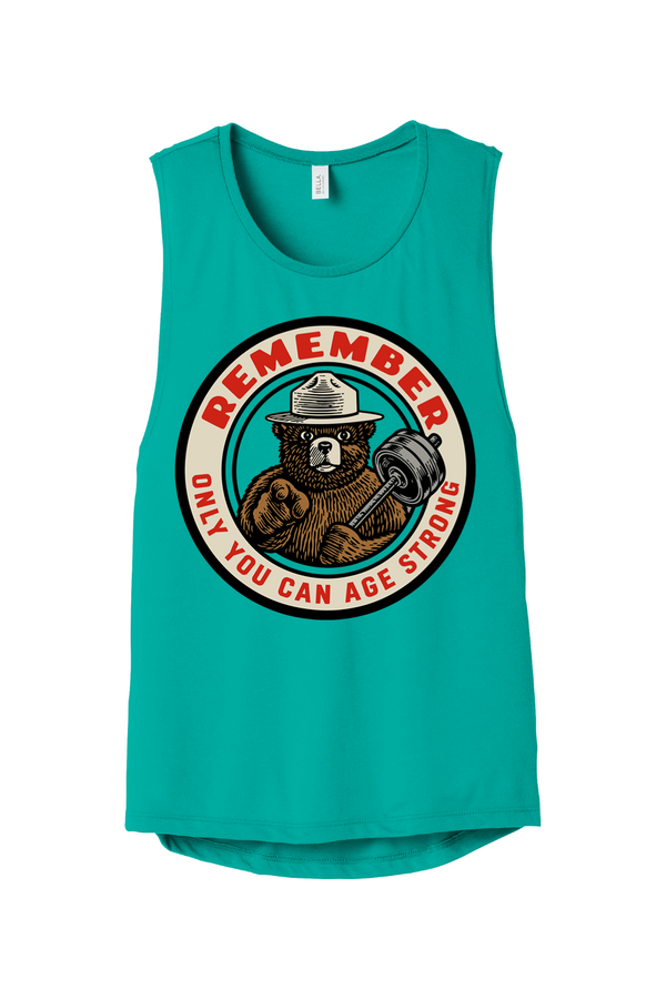 Only You can Age Strong Women's Muscle Tank