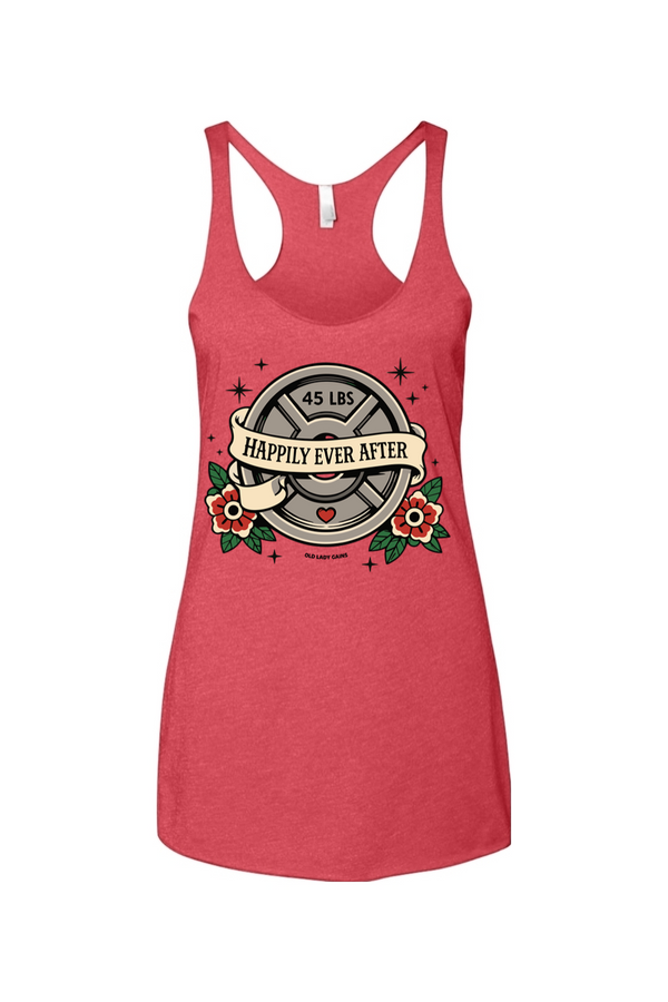 Happily Ever After Women's Triblend Racerback Tank