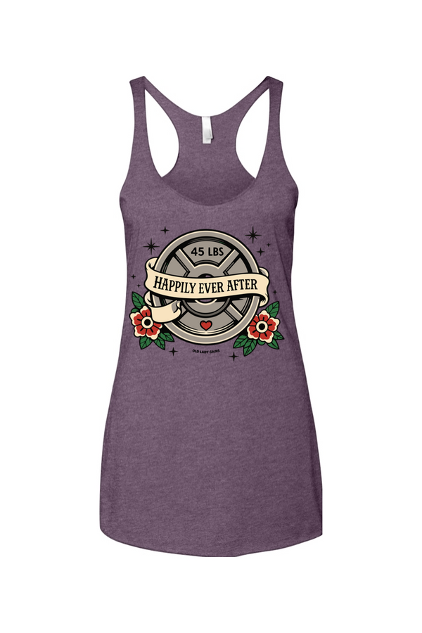 Happily Ever After Women's Triblend Racerback Tank