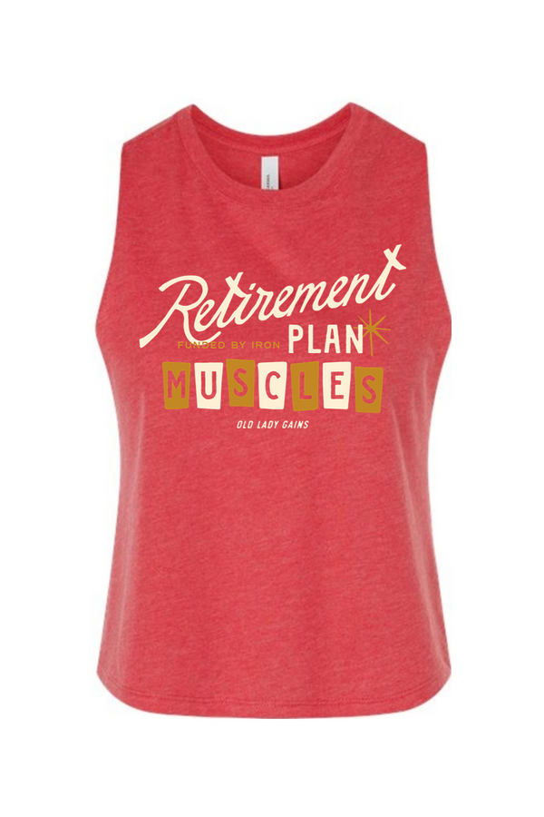 Retirement Plan Crop Tank