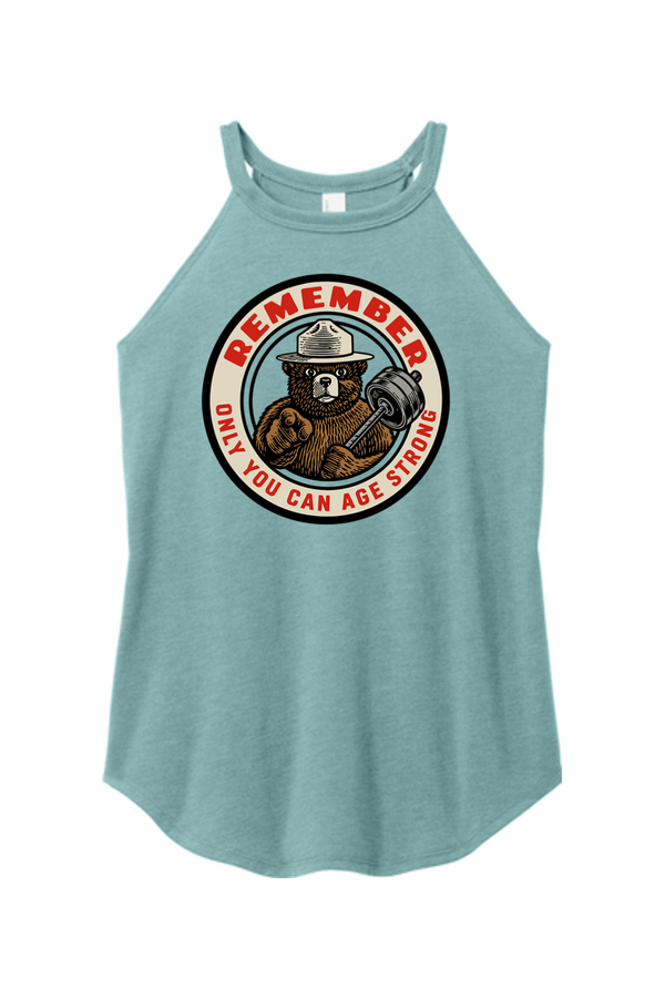 Only You Can Age Strong Women's Halter Tank