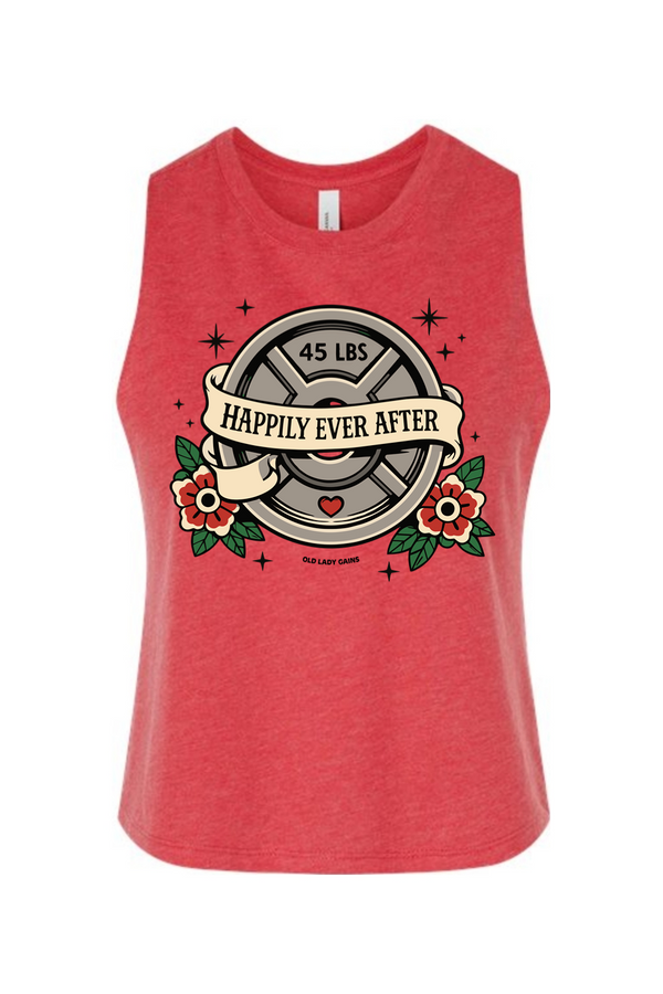 Happily Ever After Women's Cropped Tank