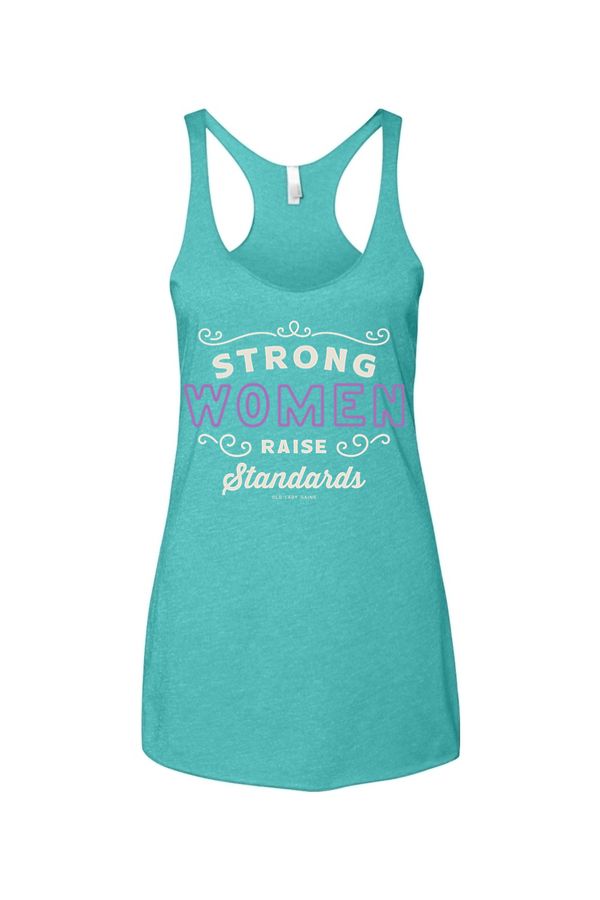 Strong Women Raise Standards Racerback Tank