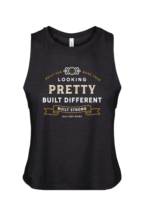 Built Different Women's Crop Tank