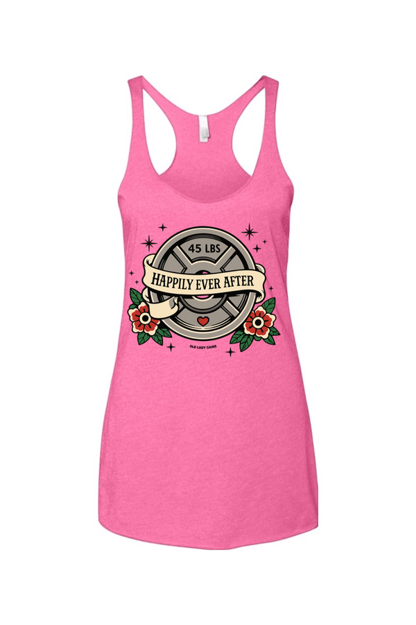 Happily Ever After Women's Triblend Racerback Tank