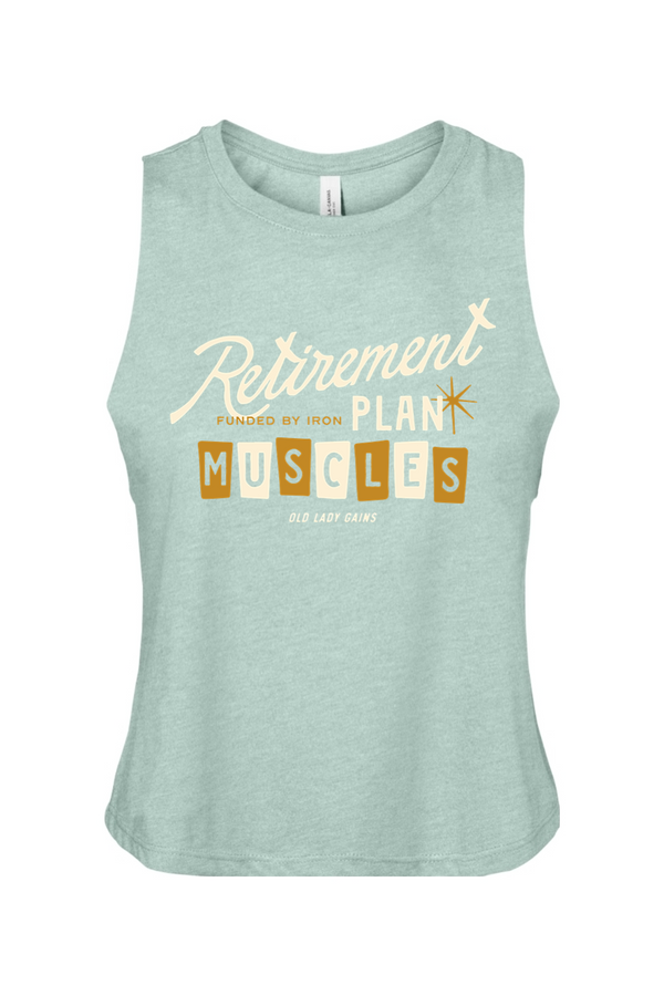 Retirement Plan Crop Tank