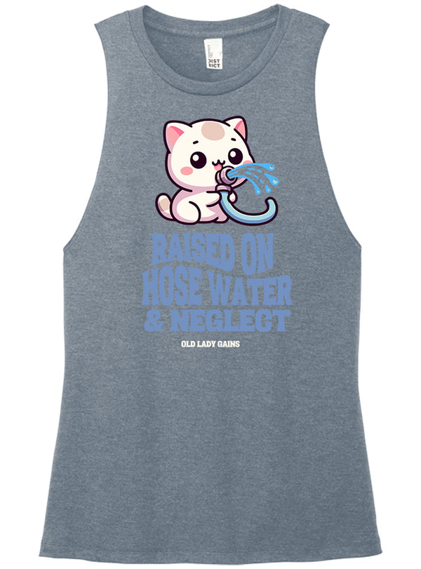 Raised on Hose Water Muscle Tank
