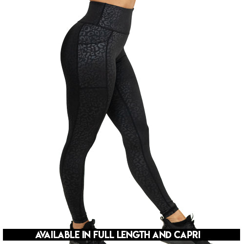 Constantly Varied Gear - Black Leopard Leggings