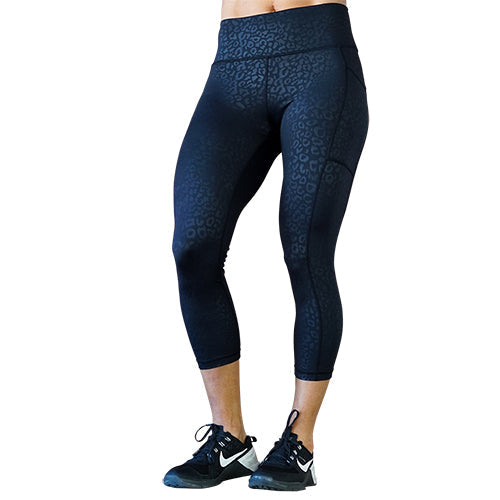 Constantly Varied Gear - Black Leopard Leggings