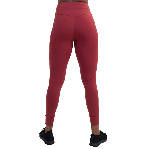 Omni Leggings | Garnet Red