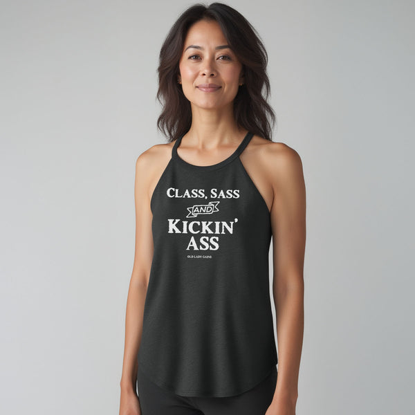 Class Sass & Kickin Ass Halter Tank