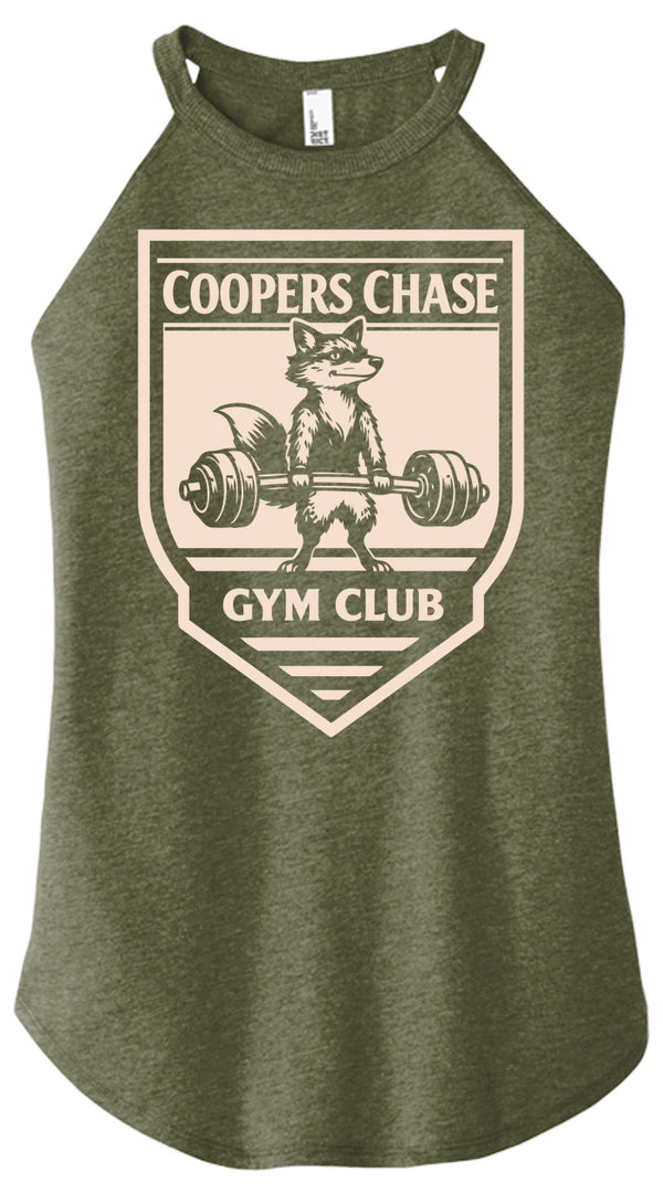 Coopers Chase Gym Club Women Halter Tank