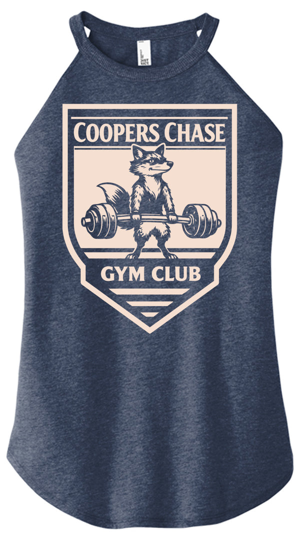 Coopers Chase Gym Club Women Halter Tank