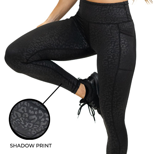 Constantly Varied Gear - Black Leopard Leggings