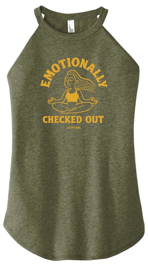 Emotionally Checked Out Women Halter Tank