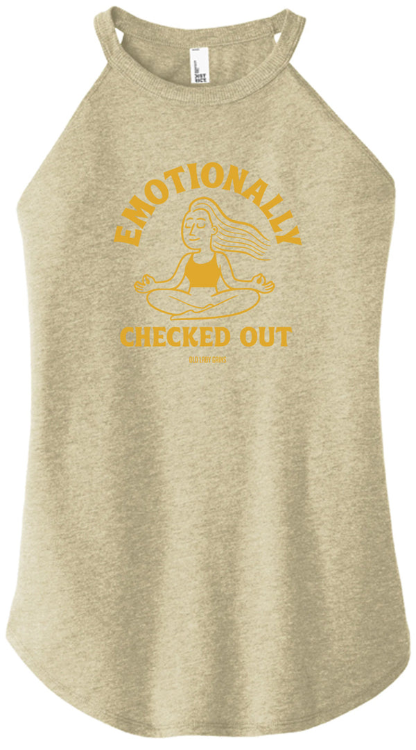 Emotionally Checked Out Women Halter Tank