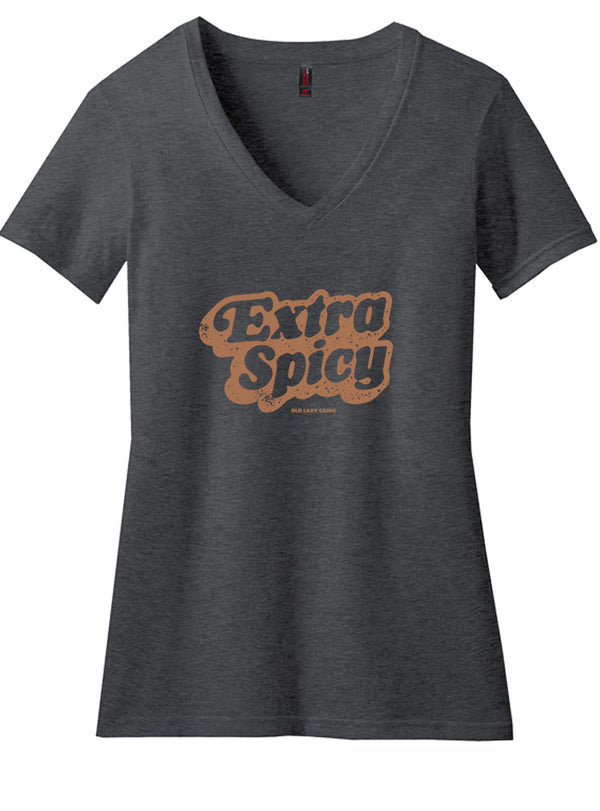 Extra Spicy Women's V-Neck Tee