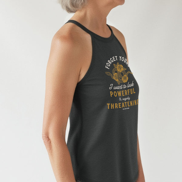 Powerful & Vaguely Threatening Halter Tank