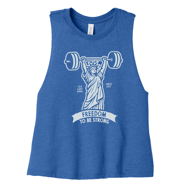 Freedom to be Strong Crop Tank