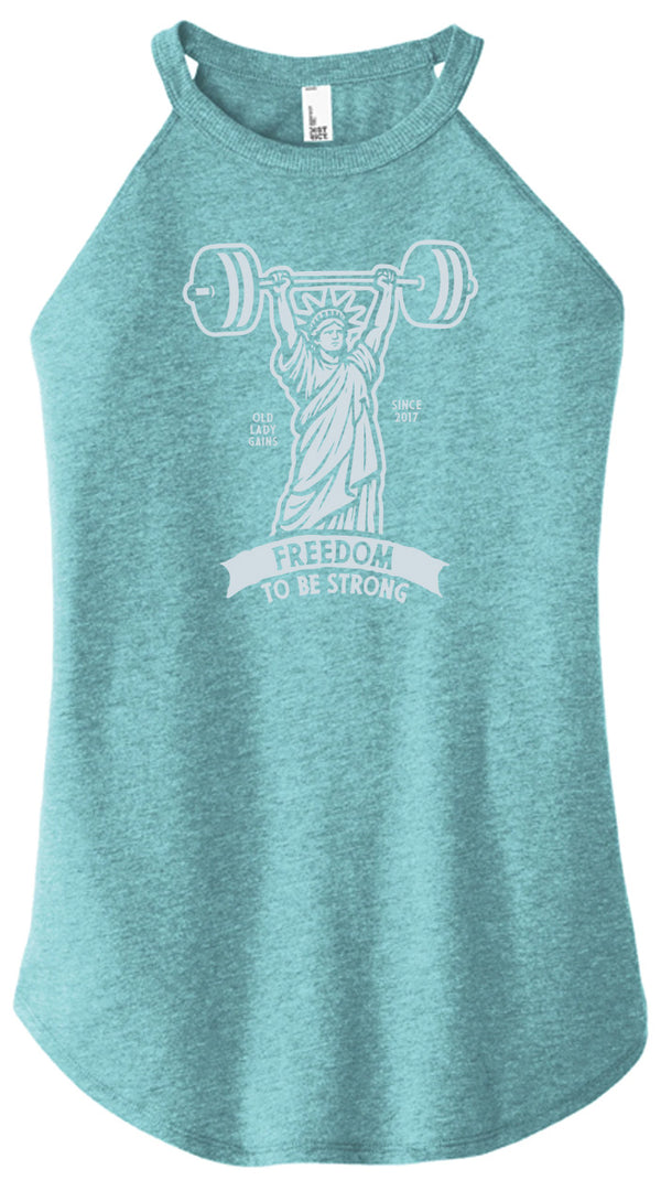 Freedom to be Strong Women Halter Tank