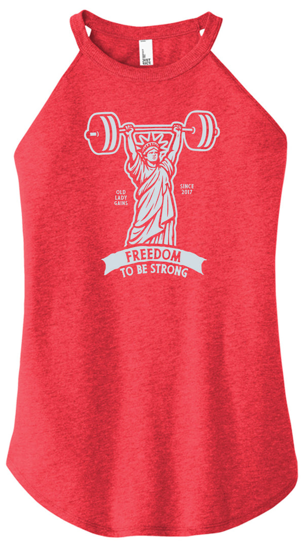 Freedom to be Strong Women Halter Tank