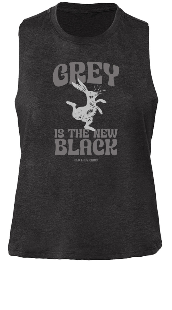 Grey is the New Black Crop Tank