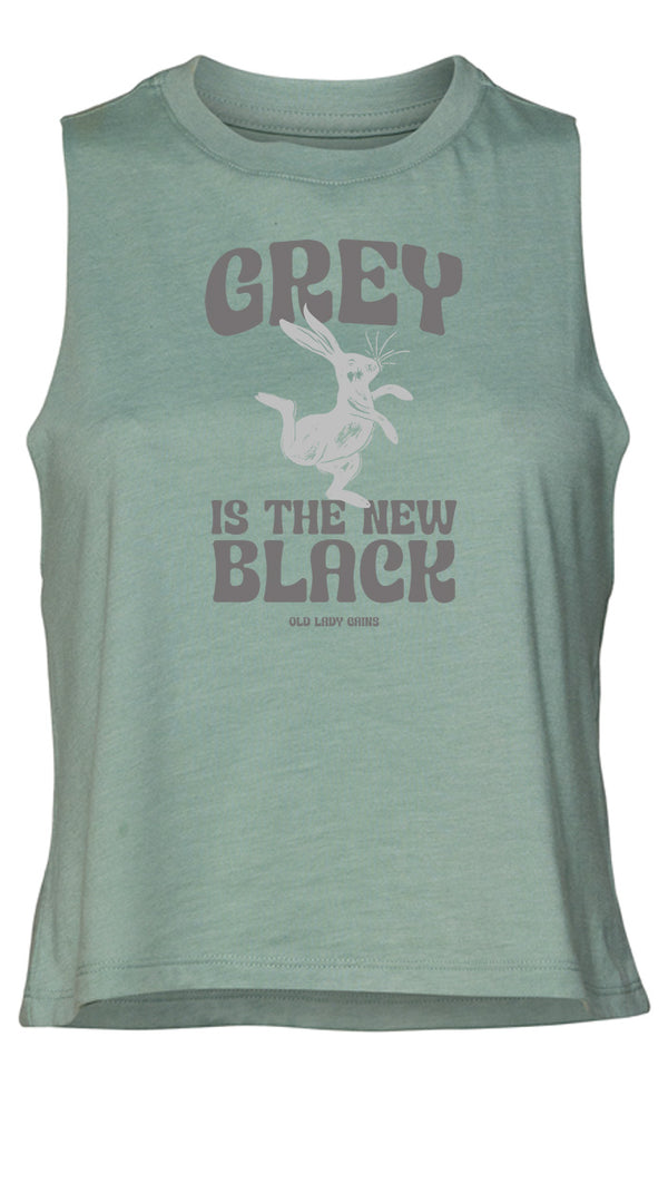 Grey is the New Black Crop Tank