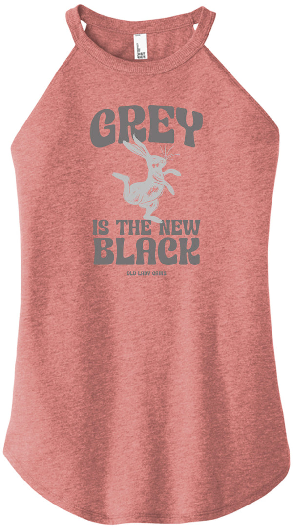 Grey is the New Black Halter Tank