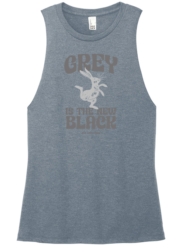 Grey is the New Black Muscle Tank