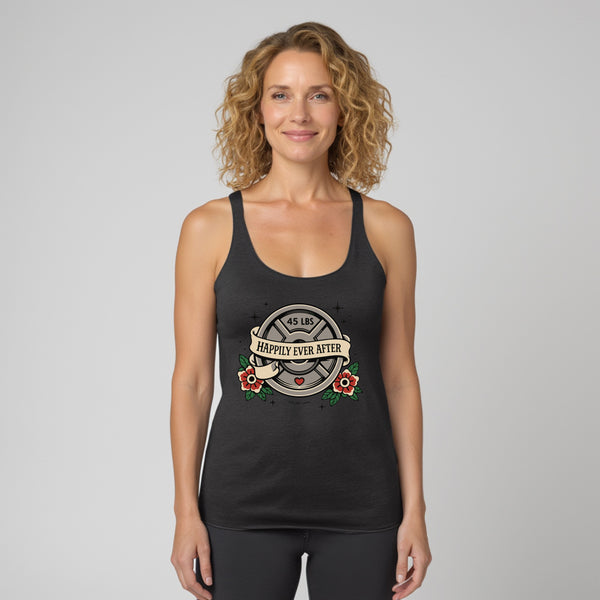 Happily Ever After Women's Triblend Racerback Tank