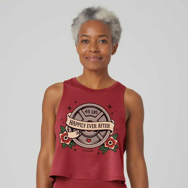 Happily Ever After Women's Cropped Tank