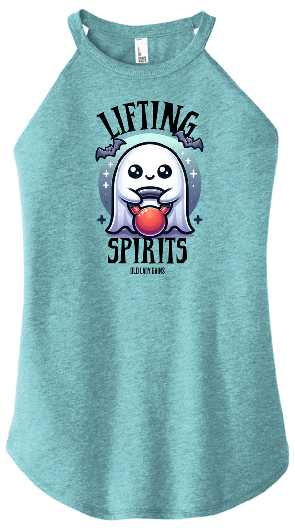 Lifting Spirits Women Halter Tank