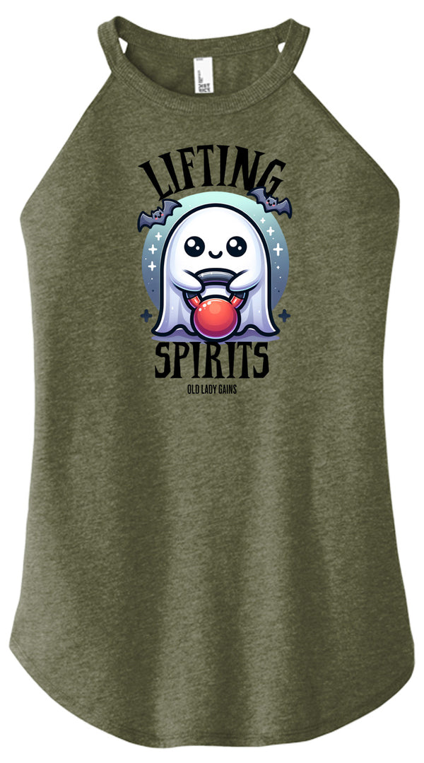 Lifting Spirits Women Halter Tank