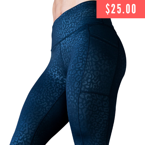 Constantly Varied Gear - Black Leopard Leggings