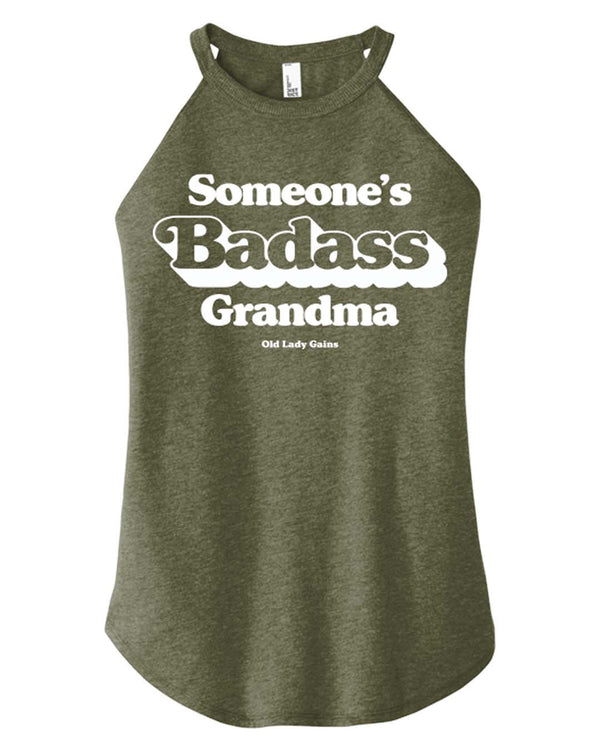 Someones Badass Grandma Halter Tank