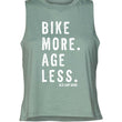 Load image into Gallery viewer, Bike More Age Less Crop Tank