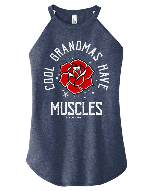 Cool Grandmas Have Muscles activewear for strong confident grandmas