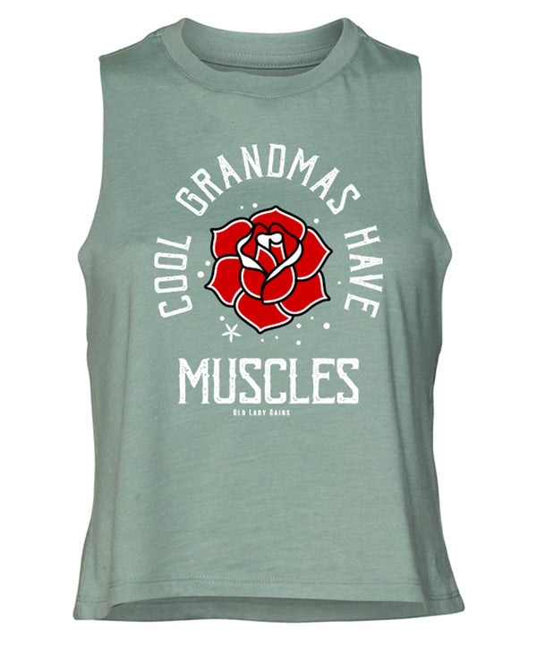 Cool Grandmas Crop Tank