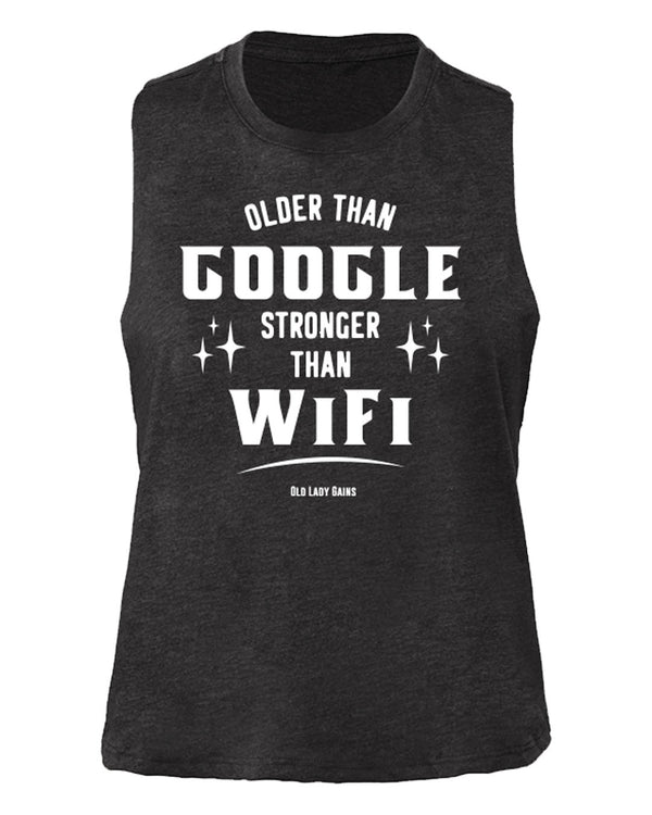 Older Than Google Crop Tank