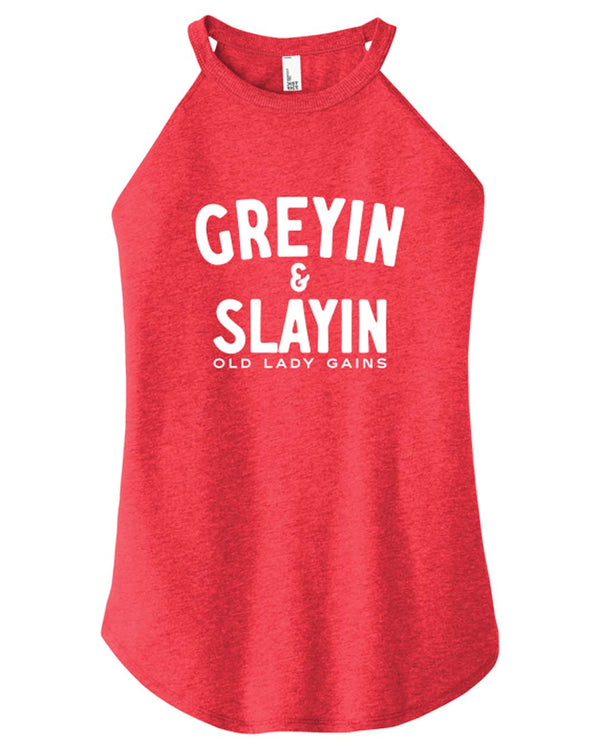 Greyin & Slayin Halter Tank