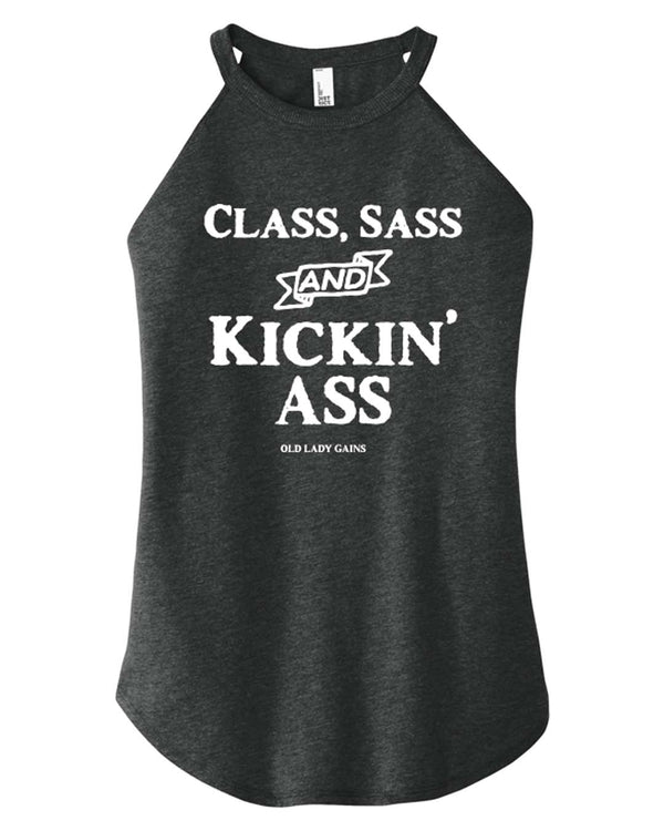 Class Sass & Kickin Ass Halter Tank