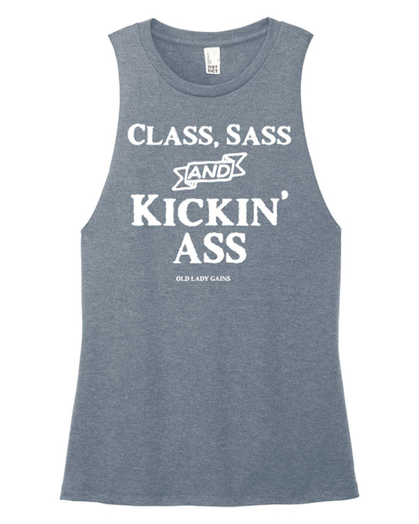 Class Sass & Kicking Ass Muscle Tank
