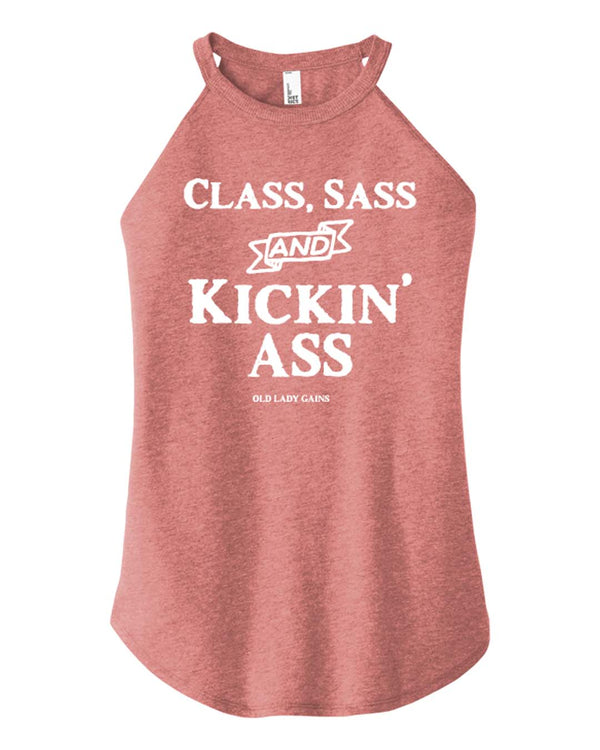 Class Sass & Kickin Ass Halter Tank