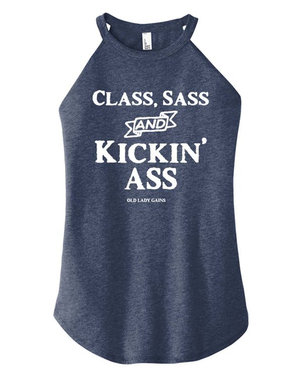 Class Sass & Kickin Ass Halter Tank