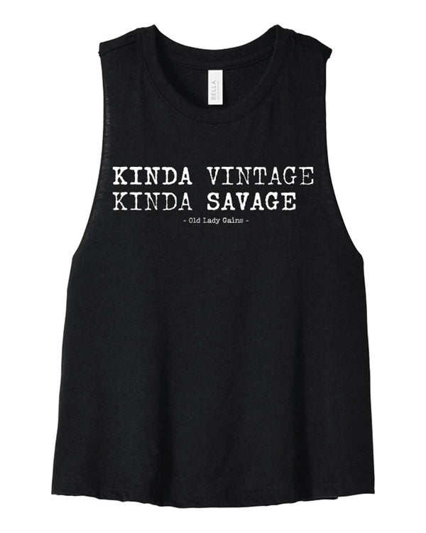 Kinda Vintage - Crop Tank