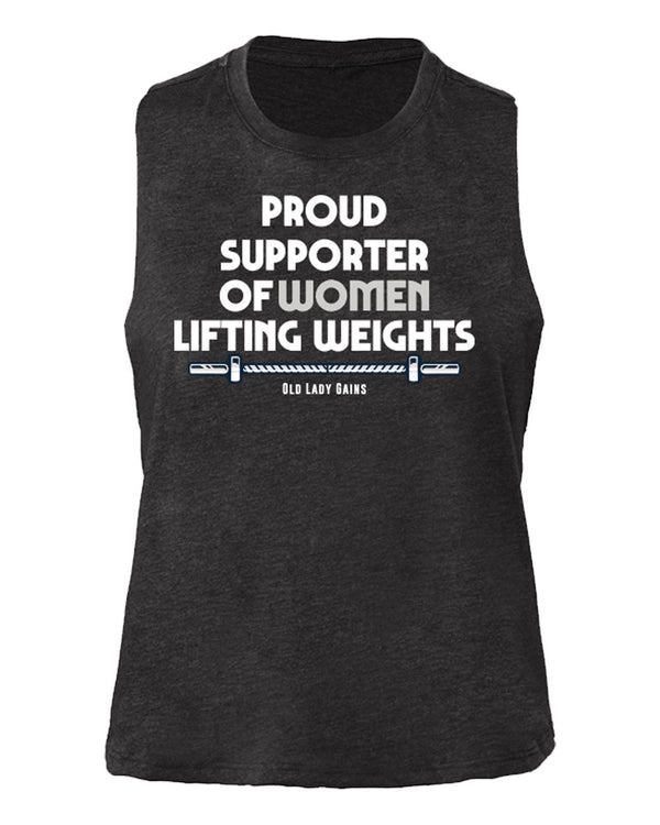Proud Supporter Crop Tank