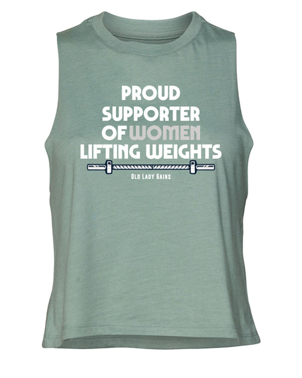 Proud Supporter Crop Tank
