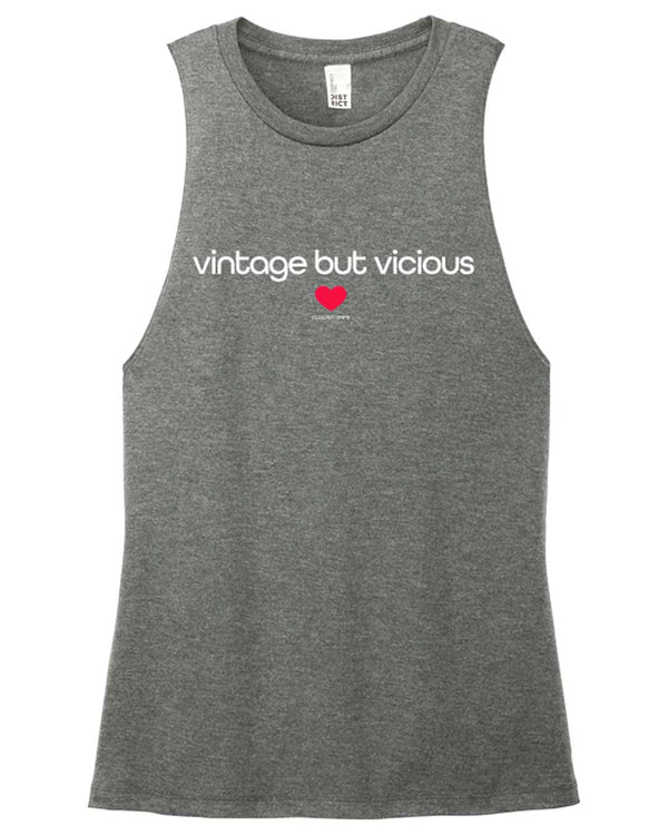 Vintage But Vicious Muscle Tank