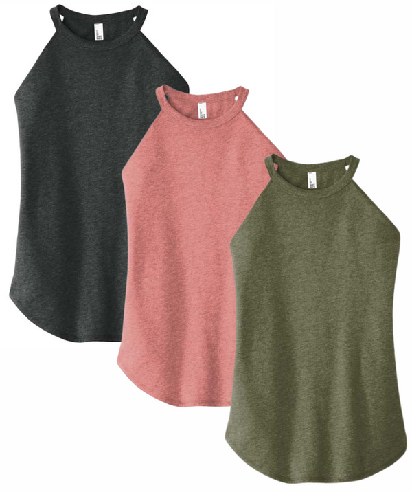Rocker Tank (3 Pack: Black Blush Green)
